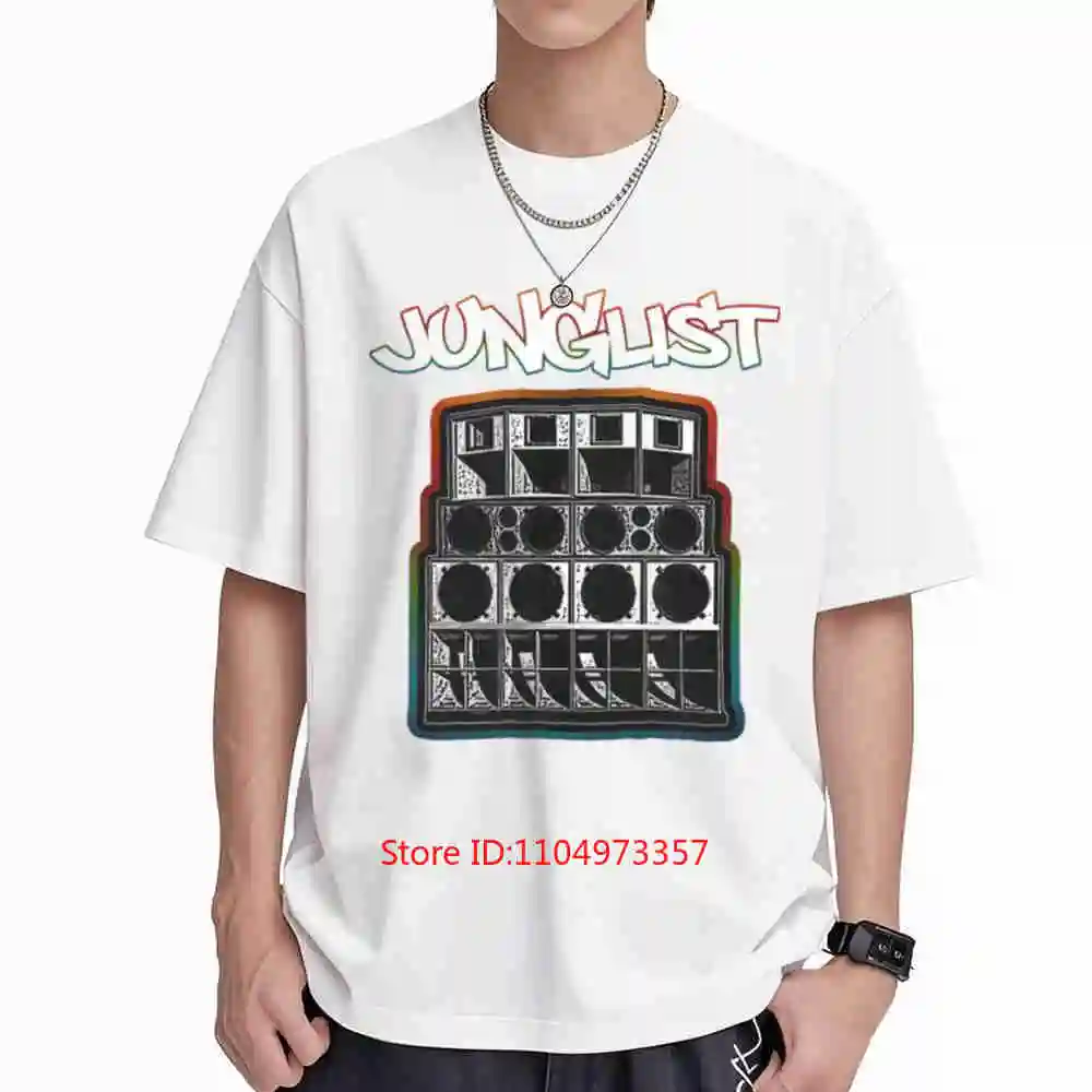Junglist Soundsystem Short Sleeve Tee 100% Cotton T-Shirt