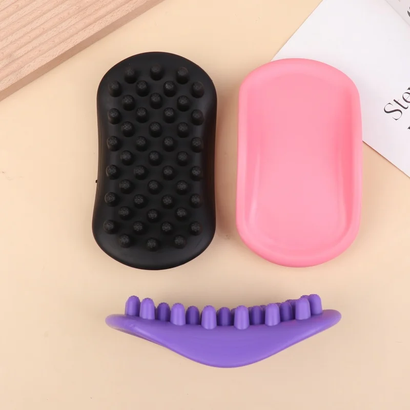 

1PC Body Curl Clean Brush Silicone Magic Twist Hair Brush Curl Styling Accessory Wave Braid Massage Clean Tool Curls Sponge Comb