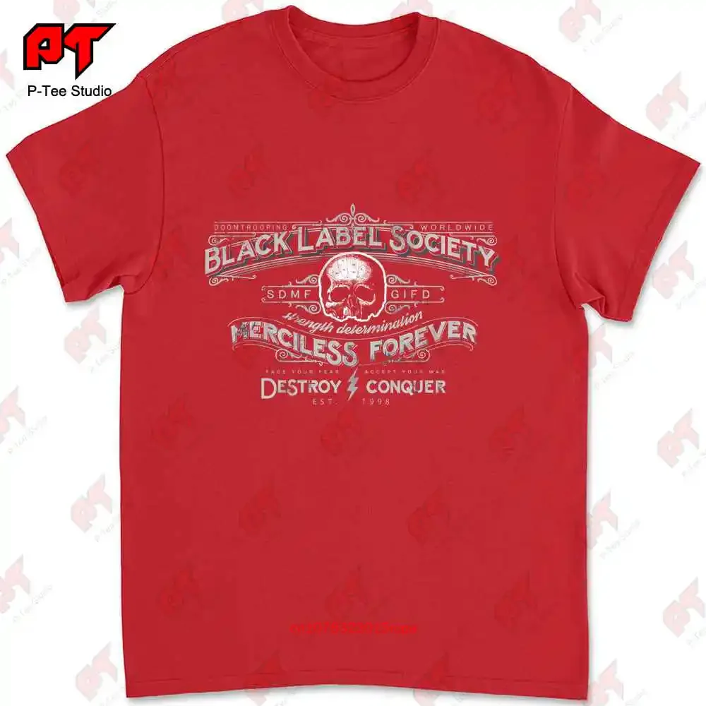 تي شيرت Black Label Society Merciless Forever Rock الرسمي مقاس XLNY #4