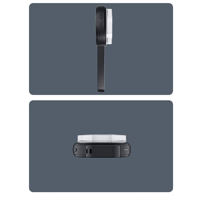 SB-High-Definition Digital Microscope Type-C Handheld Jewelry Magnifier Glass For Identification Maintenance Black