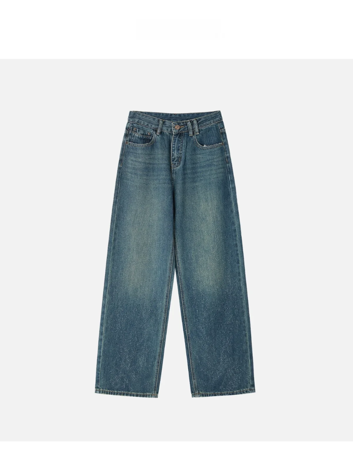 

Джинсы JINGJING2024 New Gold Ru Era из смесовой ткани лиоцелл-хлопок с небольшими стразами, премиум-класса, женские, модные.