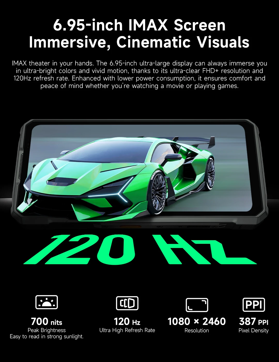 Ulefone Armor 33 4G Rugged Phone 25500 mAh 512GB ROM Up to 24GB RAM 120Hz 6.95" NFC Android 15 66W Smartphone Global Version
