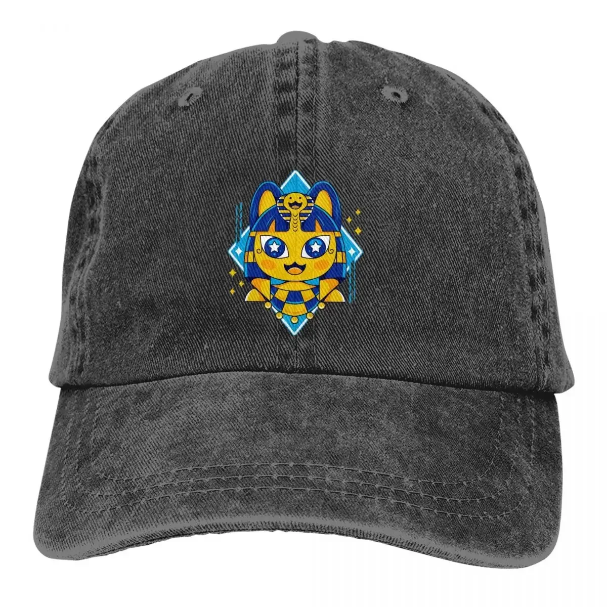 Ankha Kawaii Baseball Cap Men Cowboy Hats Women Visor Protection Snapback Animal Crossing Timmy Game Caps