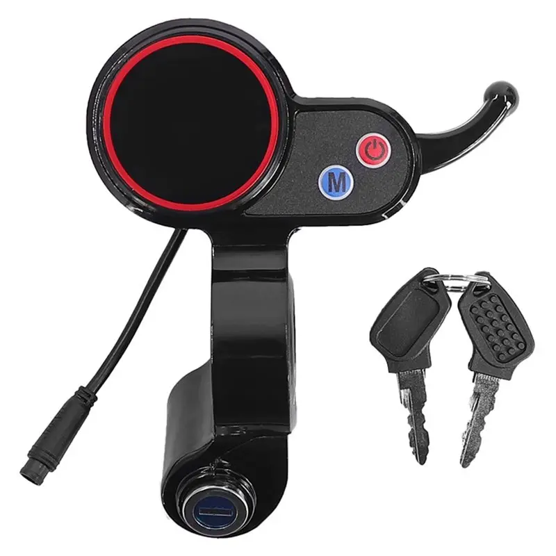 

A06F-Scooter 6Pin LCD Display For Hitway H5 Electric Scooter Display With Locking Instrument Scooter Accessories Parts