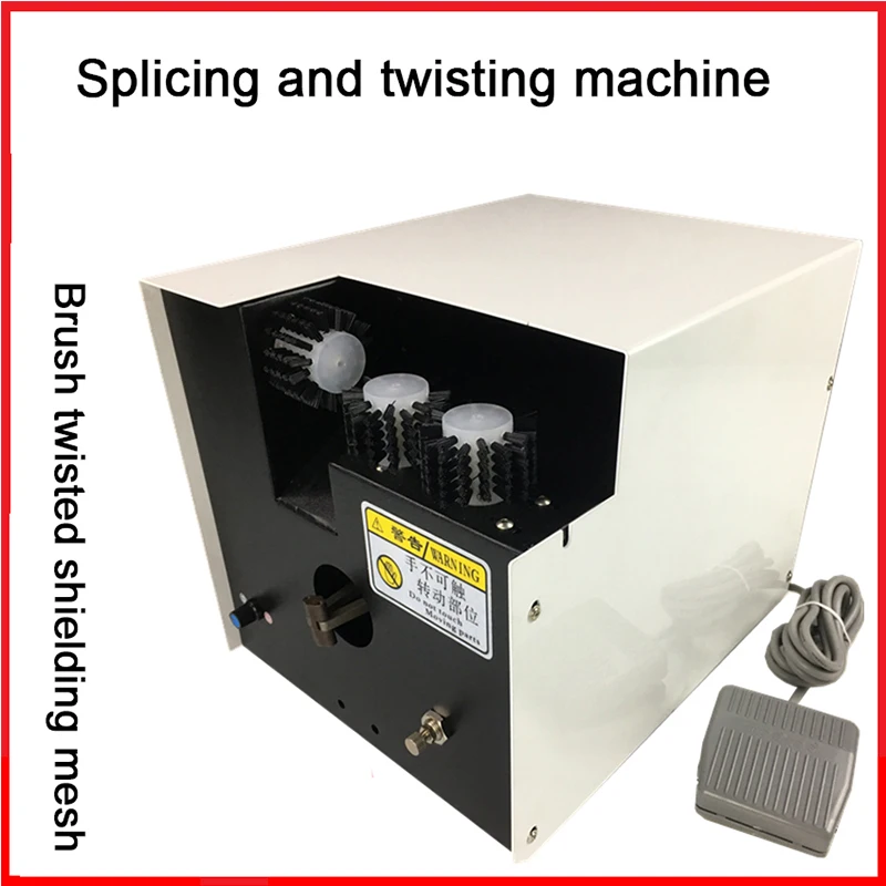 Electric Braided Wire And Wire Pneumatic Stripping And Twisting Machine Shielded Wire Brush Wire Splitting Twisting Machine