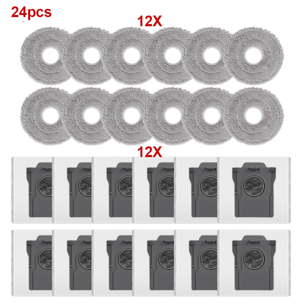 Stofzakken, dweilpads en onderdelen voor robotstofzuigers Dreame X30/X40/X50 Ultra, L10s/L30s/L40/L50 Ultra, S10/S30 Pro Ultra