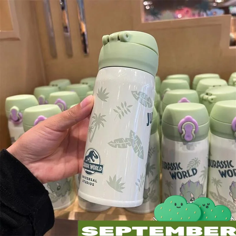 

Universal Studios Beijing Jurassic Triceratops Stainless Steel Insulated Water Bottle - Souvenir & Children's Birthday Gift