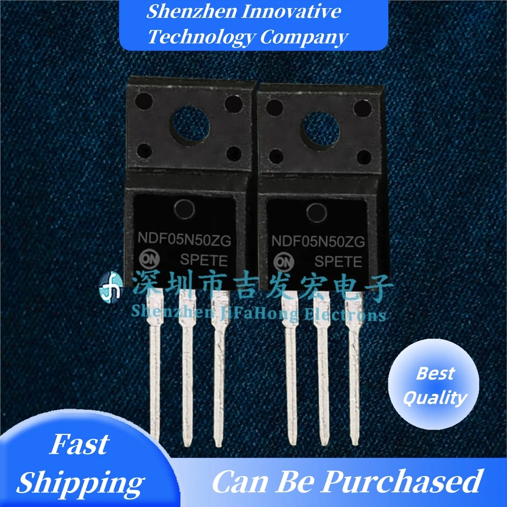 10PCS NDF05N50ZG  5.5A 500V MOS TO-220F  10Best Quality   Fast Shipping In Stock