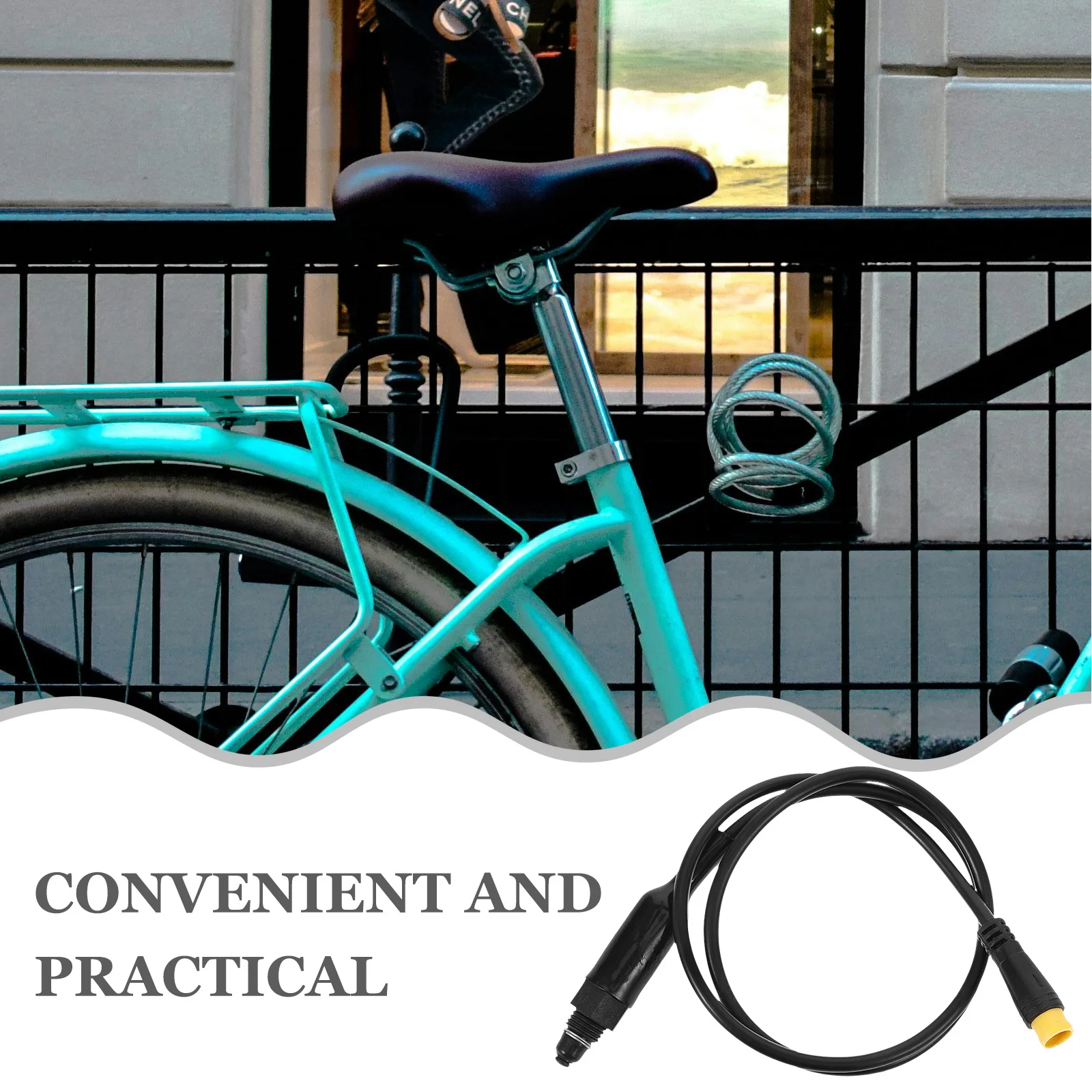 

Electric Bicycle Brake Cable Bike Cables Handle Electric Bike Brake Lines Smooth Reliable Safety Portable Design Craftsmanship