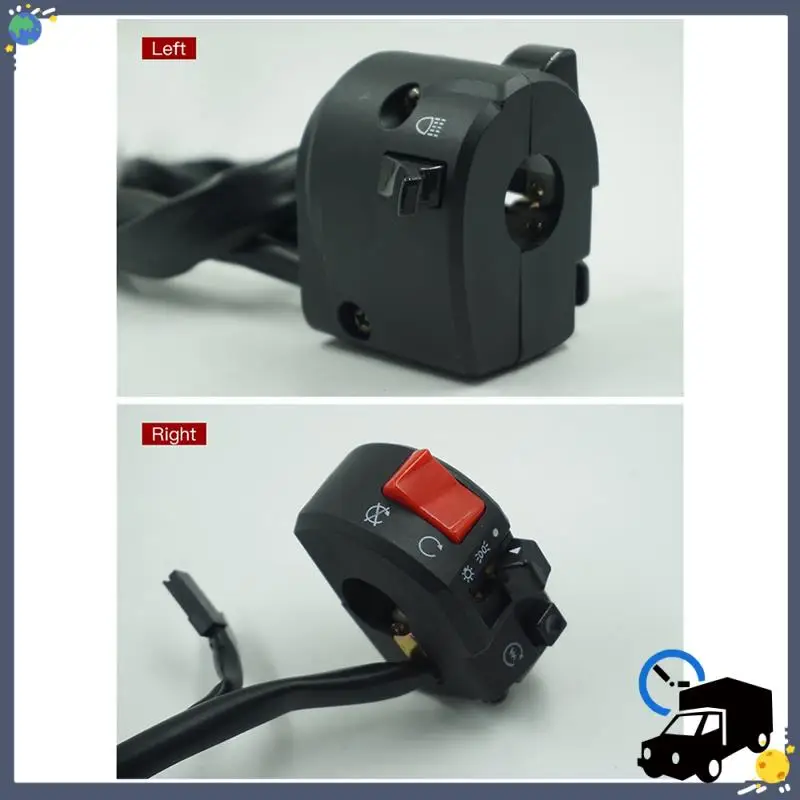 

Lasting Universal Motorcycle Modified Handlebar Control Switch 7/8Inch / 22Mm Handlebar Switch Turn Signal Fog Lamp Start
