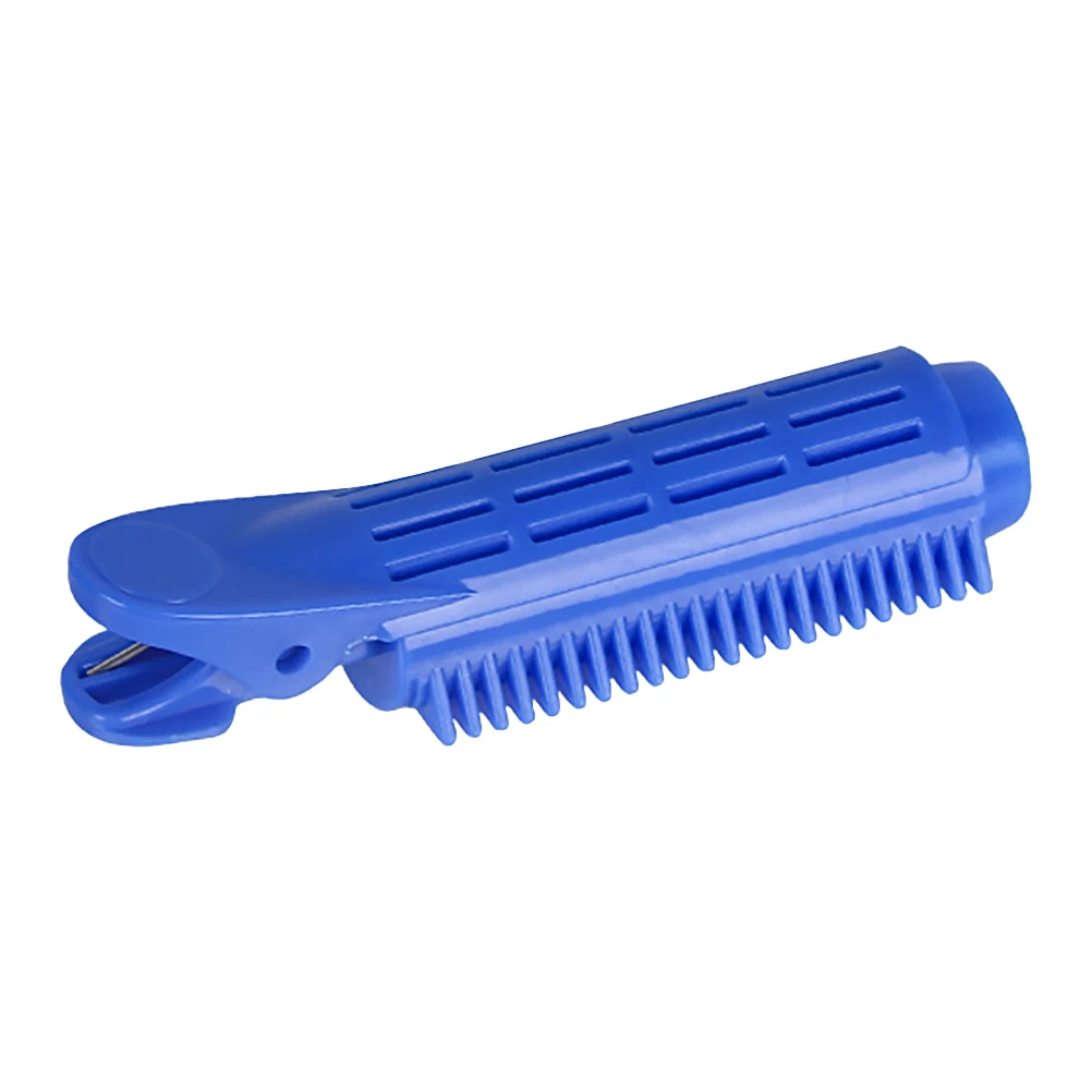 

Roots Clips Blue Plastic Hair Curlers Styling Tools For Wavy Curly Hair Lightweight Portable No Heat Damage