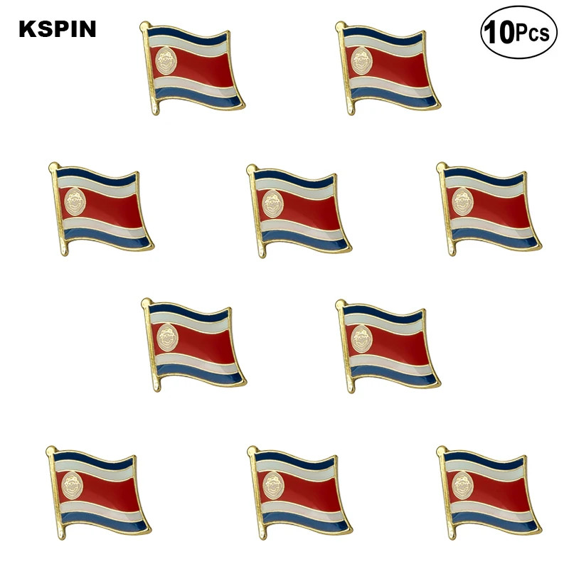 Kolumbien Flagge Revers Pin Flagge abzeichen Brosche Pins Abzeichen 10Pcs viel