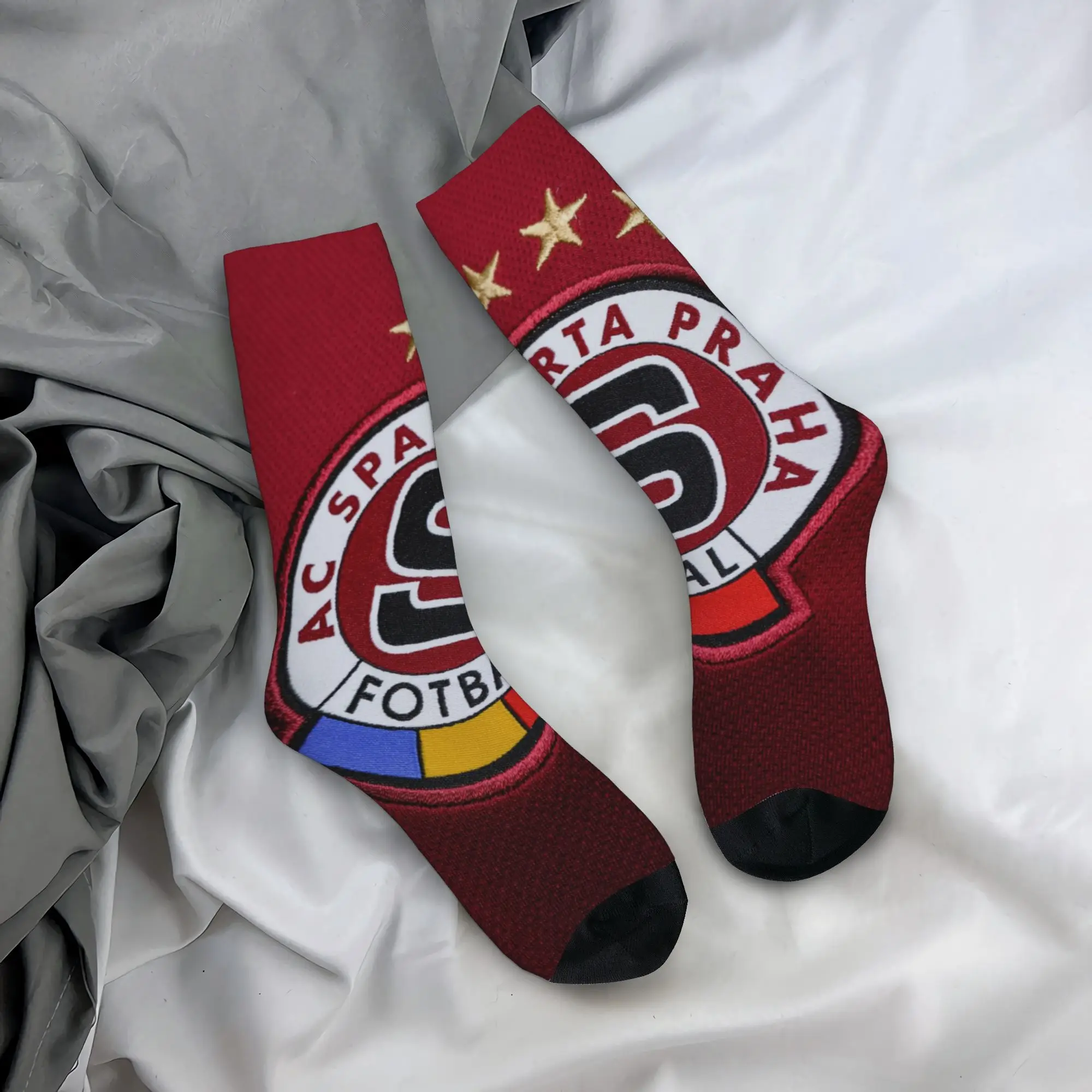 

Hip Hop Vintage sparta praha Crazy Men's compression Socks Unisex sparta praha Street Style Pattern Printed Novelty Crew Sock