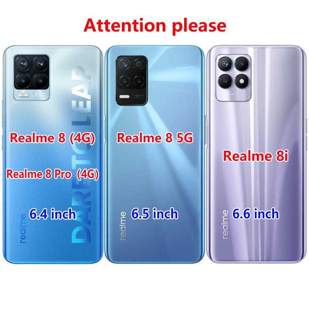 For Realme 8 Case 6.4\