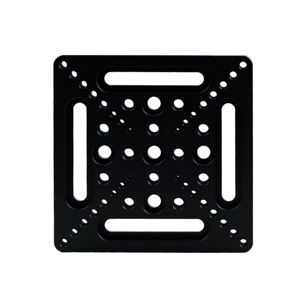 100x100x10 Optical Slide Table M6 Adapter Board Displacement Slide Table Adapter Plate Board M3M4M6 Threaded Holes