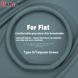 Anti Slip Auto Decoration PU Leather Car Steering Wheel Cover For Fiat Grande Punto Tipo Stilo UNO Astra Bravo Panda Freemo
