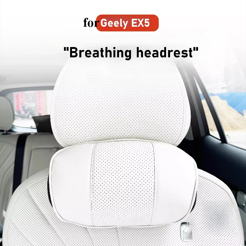 For Geely Galaxy E5 EX5 Car Headrest Waist-rest Neck-protecting Pillow-mattress Breathing Memory Foam Car Interior Accessories detail image 2