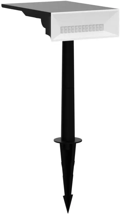 Adjustable 170° Solar Spot Lights Outdoor, 7 Multicolored Waterproof IP65 Garden Landscape Lighting for Yard Pool Tree, 4 Pack