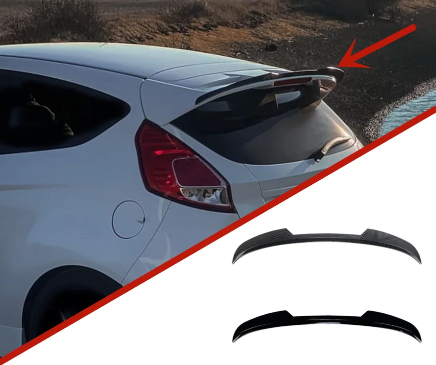 Car Rear Roof Lip Spoiler Wing For Ford Focus Fiesta ST MK6 MK6.5 hatchback 2008 2009 2010 2011 2012 2013-2017 ABS trunk spoiler