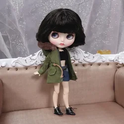 ICY DBS Blyth Doll 19 Joints Body 30CM BJD Doll Matilda Finished Hand-Painted Makeup Short Hair Bangs Drooping Eyes Doll Gift