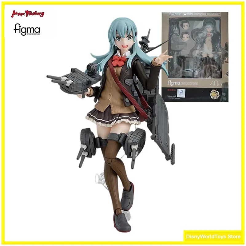 

100% Original Figma 403 Kantai Collection -Kan Colle- Suzuya Kai-II In Stock Anime Action Collection Figures Model Toys