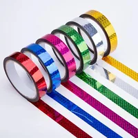 30/50M Self-Adhesive Decorative Laser Tape DIY Glitter Party Gift Packing Home Decor Tape Hot Stamping Sticker Gold Silver Tape 4