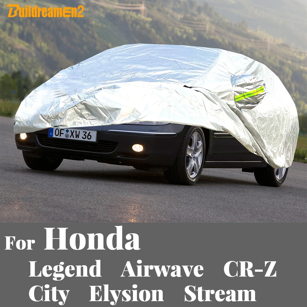 Car Cover Indoor Anti UV Sun Shade Rain Snow Wind Protection Cover Dustproof For Honda Legend Airwave Stream City Elysion CR-Z