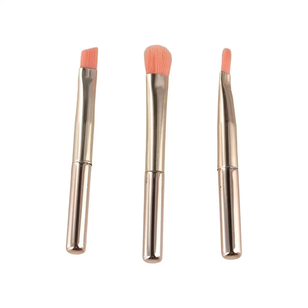 Splicing 5 in 1 Makeup Brush Dustproof Multifunctional Concealer Brush Eye Shadow Applicator with Protect Cap Lip Gloss Brush