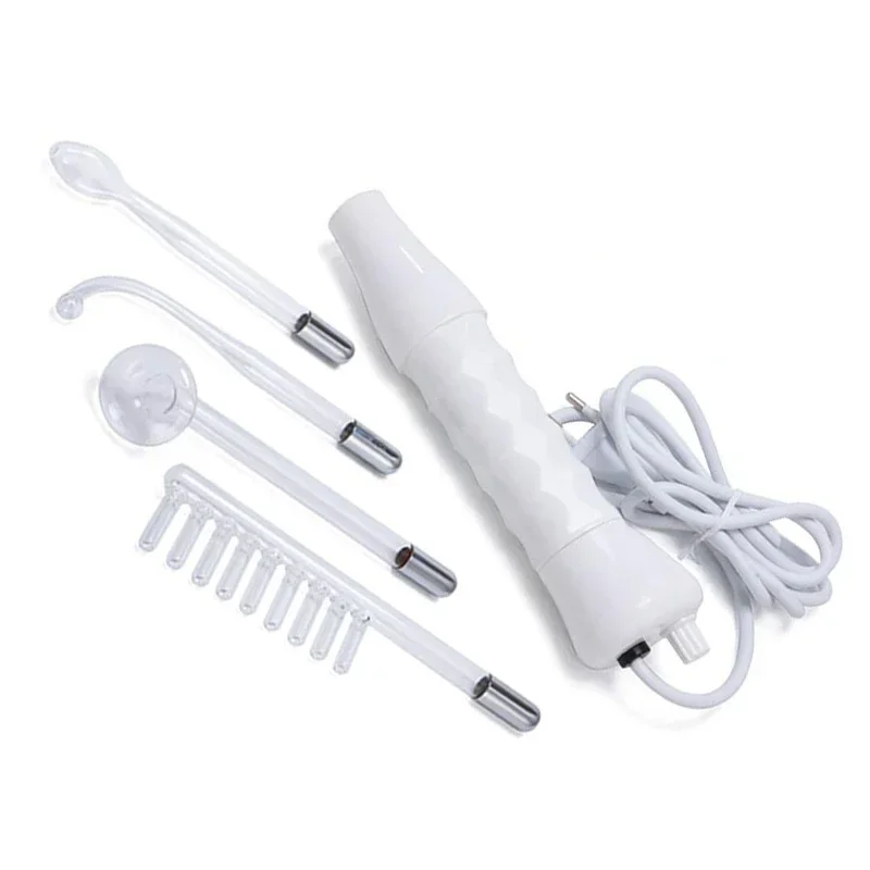 Portable High Frequency Facial Machine Wand Handheld Electric Face Skin Beauty Tools Acne Treatment Device