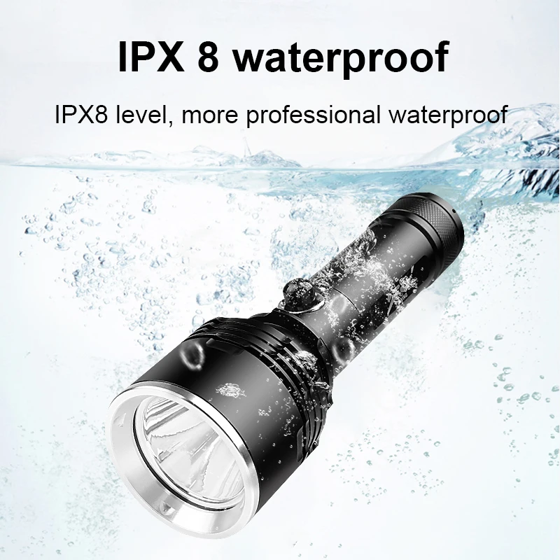 99000 Glare Super XHP199 Powerful Scuba Diving Flashlight High Power Led Dive Torch IPX8 Waterproof Underwater Hunting Lantern