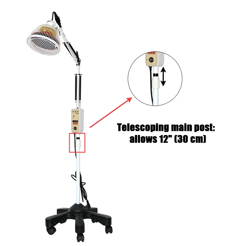 Picture 5: XINFENG Lamp CQ-36 110V USA Plug TDP Electronic Medical Acupuncture Infrared Heat Physical Therapy Lamp Physiotherapy Machine