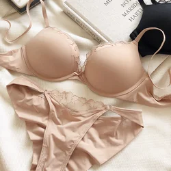 Sexy lace bras soft steel ring on the thin under the thick underwear set bra push up women lingerie