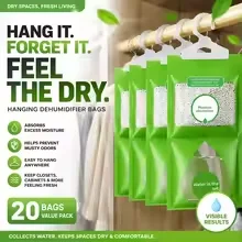 Desiccant Hygroscopic Anti-mold Desiccant Bags Wardrobe Hanging Moisture Bag Closet Cupboard Closet Dehumidifier