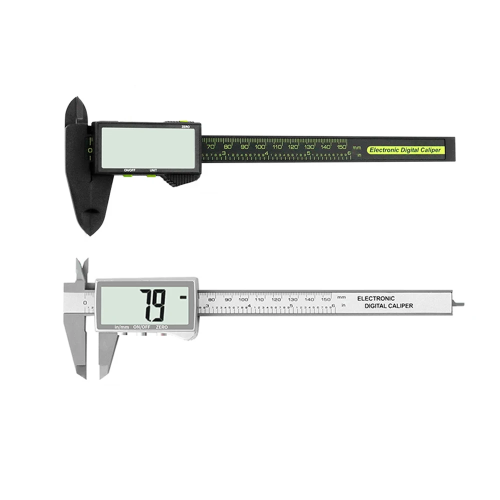 0-150 مللي متر الرقمية شاشة كبيرة الورنية الفرجار للمجوهرات الإلكترونية القرطاسية المنزلية أداة النجار الإلكترونية الورنية