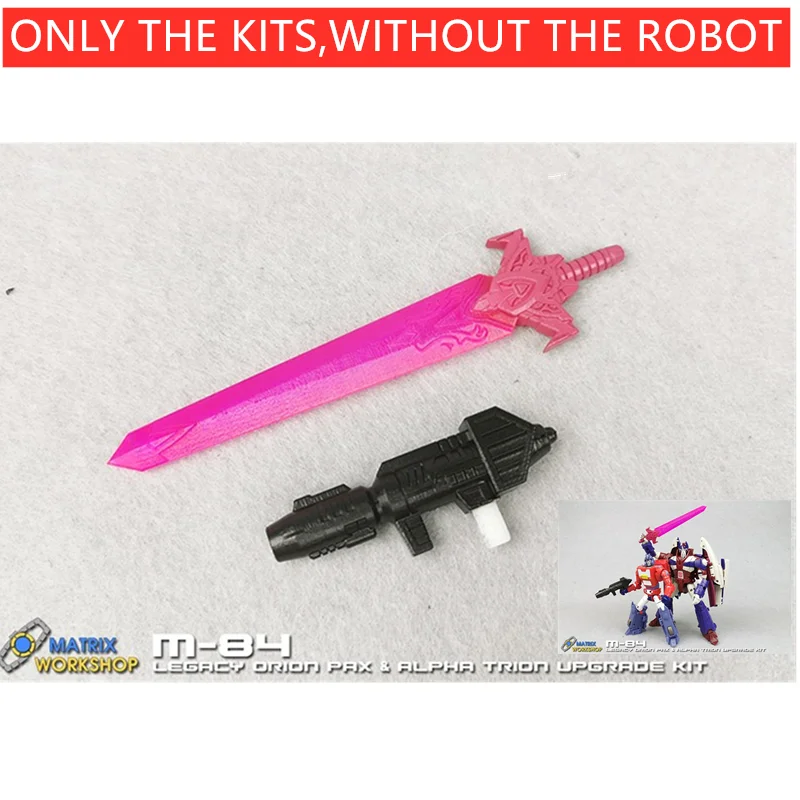 NEW Matrix Workshop Big Guns Big Swords M-84 Upgrade Kit For Legacy Alpha Trion Orion Pax Action Figure Toys Accessories