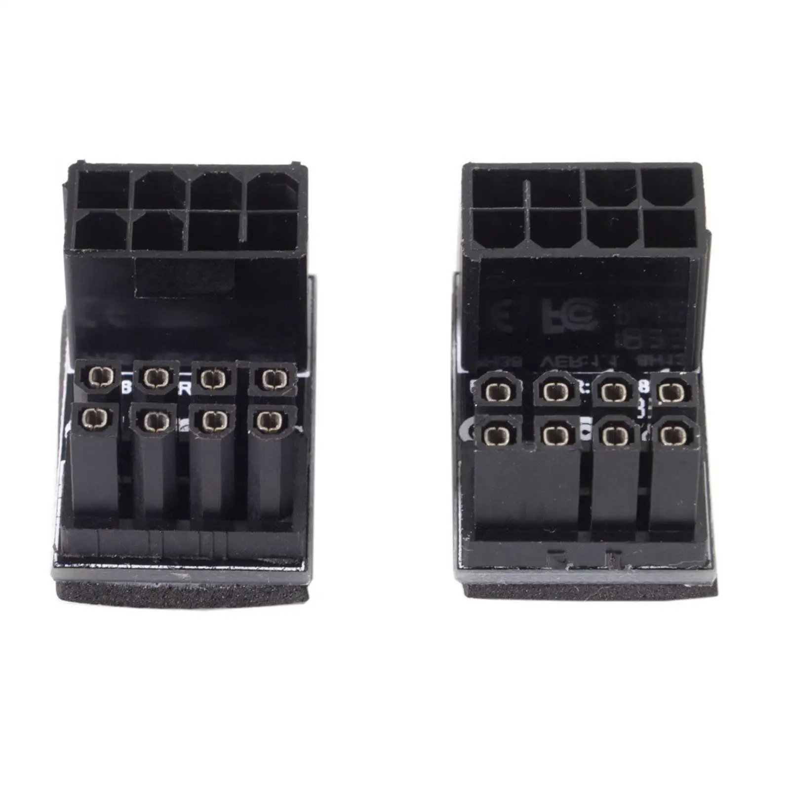 Power Steering Connector for GPU Riser Cable 6pin Male to Female 180 Degree Angle Kit for PC Video Card