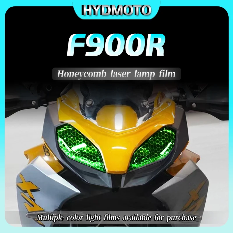 For BMW F900R honeycomb laser light film headlight film protection anti scratch and waterproof modification accessories stickers