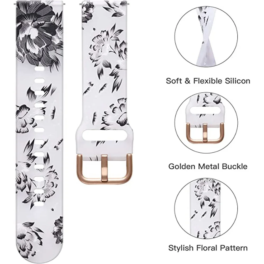 Bands For Samsung Galaxy Watch 7 LTE 44mm Sport Silicone 20mm Watchband Galaxy 4 5 6 7 40/44mm Classic 4 6 46/42mm 43/47mm Strap