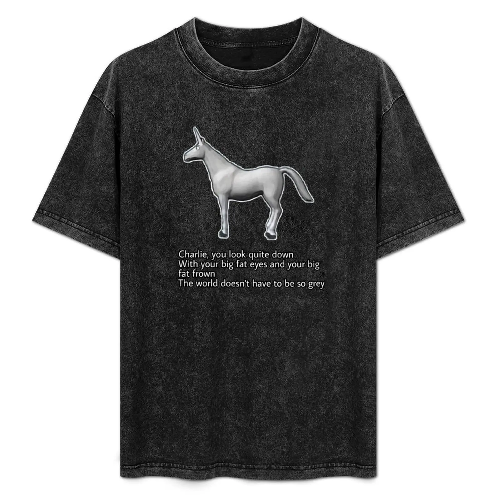 Charlie the Unicorn song ep2 T-Shirt Simple Print Design T-Shirt