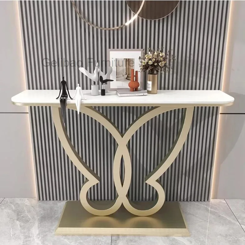 

Luxury Glamour Console Table Trendy Aesthetic Living Room Console Table Entrance Modern Tisch Wohnzimer Home Furniture