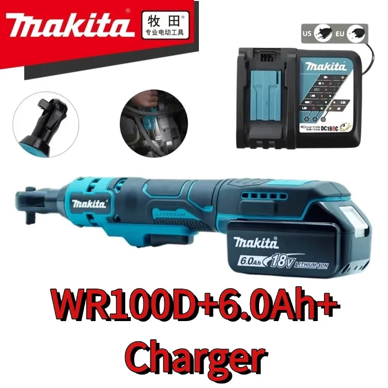 

Новый бесщеточный угловой гайковерт Makita 18В с регулируемой скоростью, аккумуляторный, с LED-подсветкой