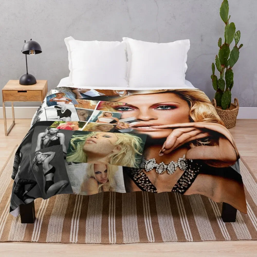 

Pamela anderson Throw Blanket christmas gifts Fashion Sofas Blankets For Baby Blankets