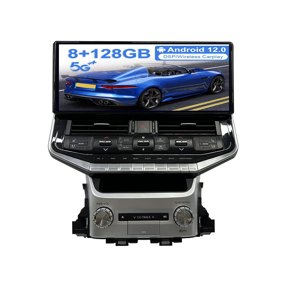16.3 inch Screen 4G WIFI BT5.0 CarPlay Android 13 Car Radio For TOYOTA LAND CRUISER 200 LC200 2008-2020 Upgrade LC300 HeadUnit