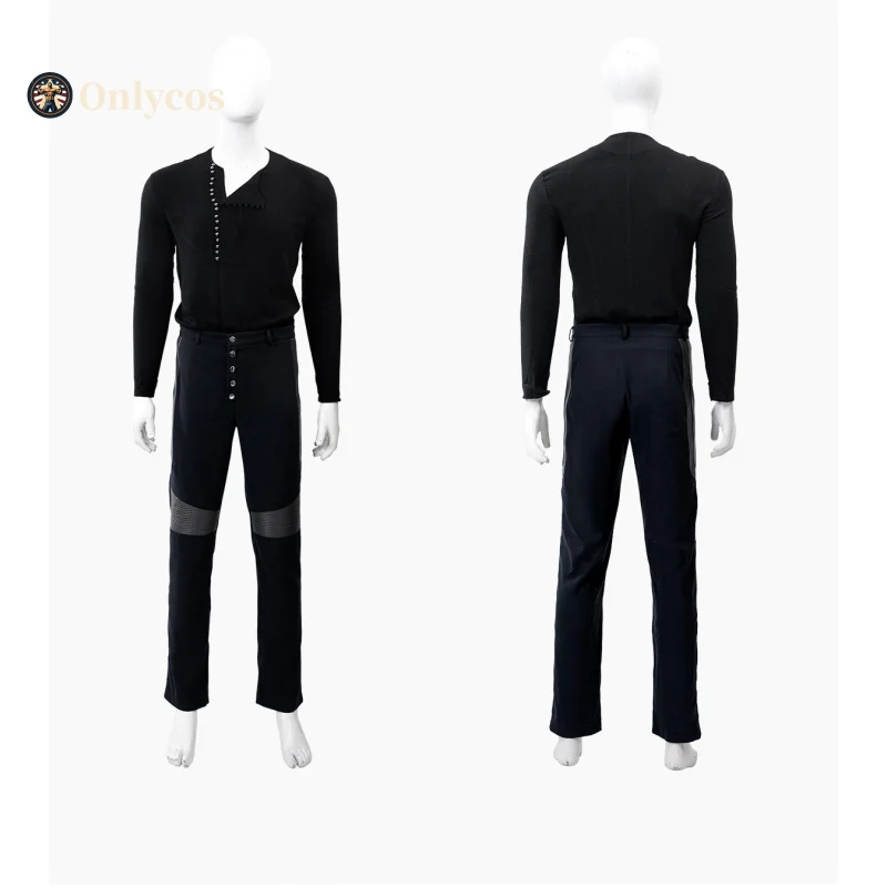 جيرالت ويتشر 5 أزياء تنكرية للهالوين للرجال زي خيالي معطف جلدي دعائم أحذية قفازات مجموعة إكسسوارات Onlycos