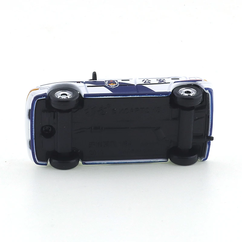 XCARTOYS 1/64 Alloy Toy Simulation Civilian Two-box Police Car Collection Ornament, Tianjin Xiali Public Security Car Model