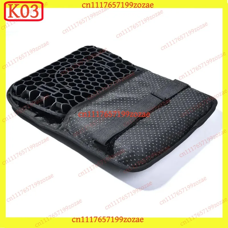 3D Honeycomb Motorcycle Seat Cushion Gel Shock Absorption Breathable Comfort Pressure Relief Universal Pad
