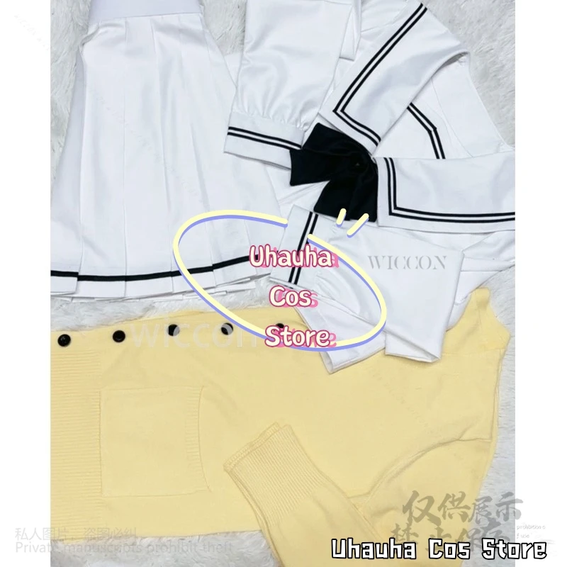 أنيمي Galgame تأثيري أنت وأنا وها: قصة حب زي Muko Aoi MIYUKI JK زي مدرسي سترة فستان الفتيات مخصصة