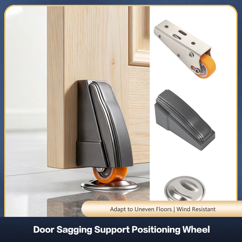 New Upgrade Windproof Directional Sliding Gate Bottom Wheel Spring Damping Anti Sag Support Roller Silent Nylon Gate Lifter 300