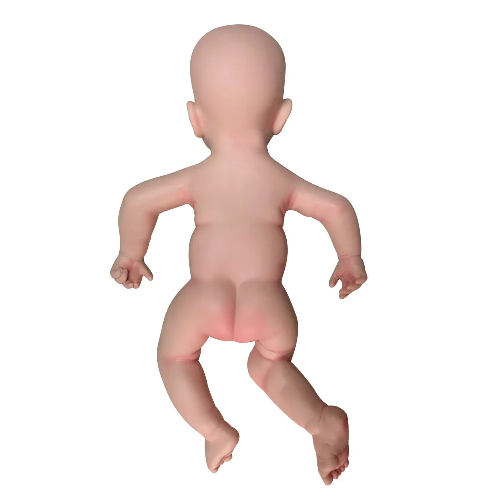 20 inch realistische siliconen pop is een zachte en schattige meisjespop, een perfect cadeau voor kinderen vanaf 3 jaar. Geen kleding