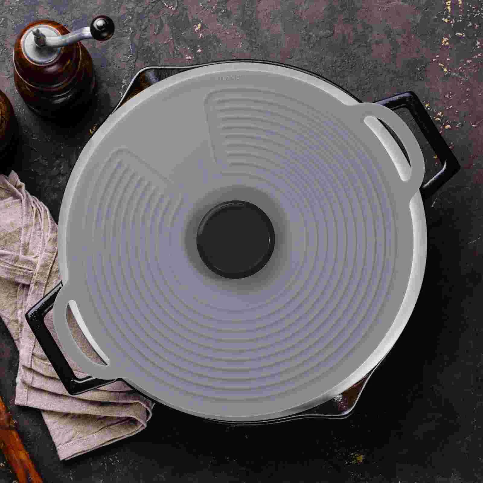 

Silicone Pot Lid Container Suction Stretch Kitchen Supply Food Wrap Pan Preservation Cover Reusable Sealed Vacuum Frying